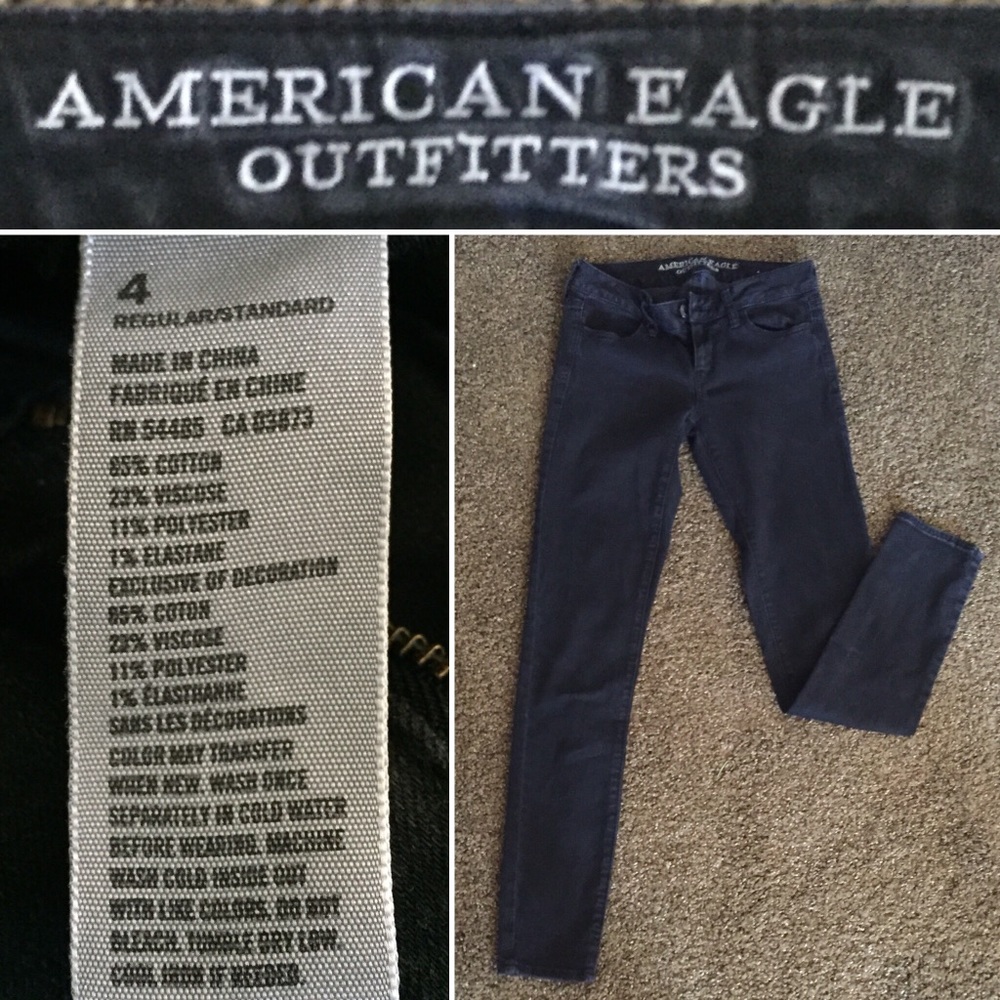 American Eagle 🦅 Outfitters faded black Jeggings